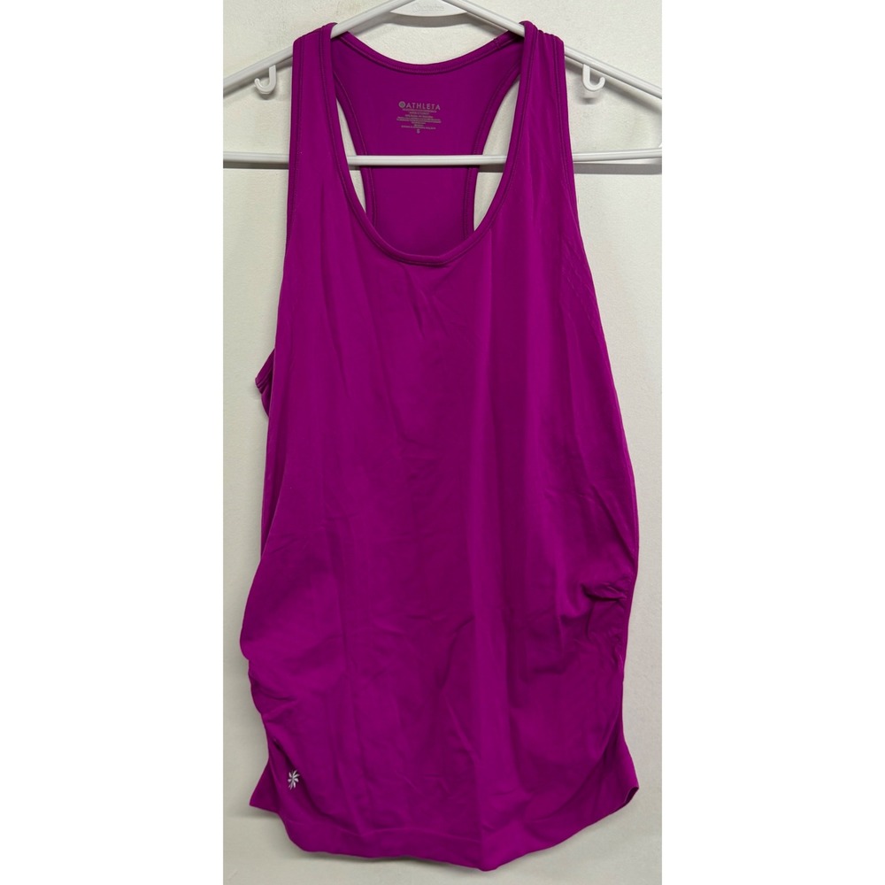 Athleta Magenta Purple Racerback Athletic Tank Top Small 150986-13